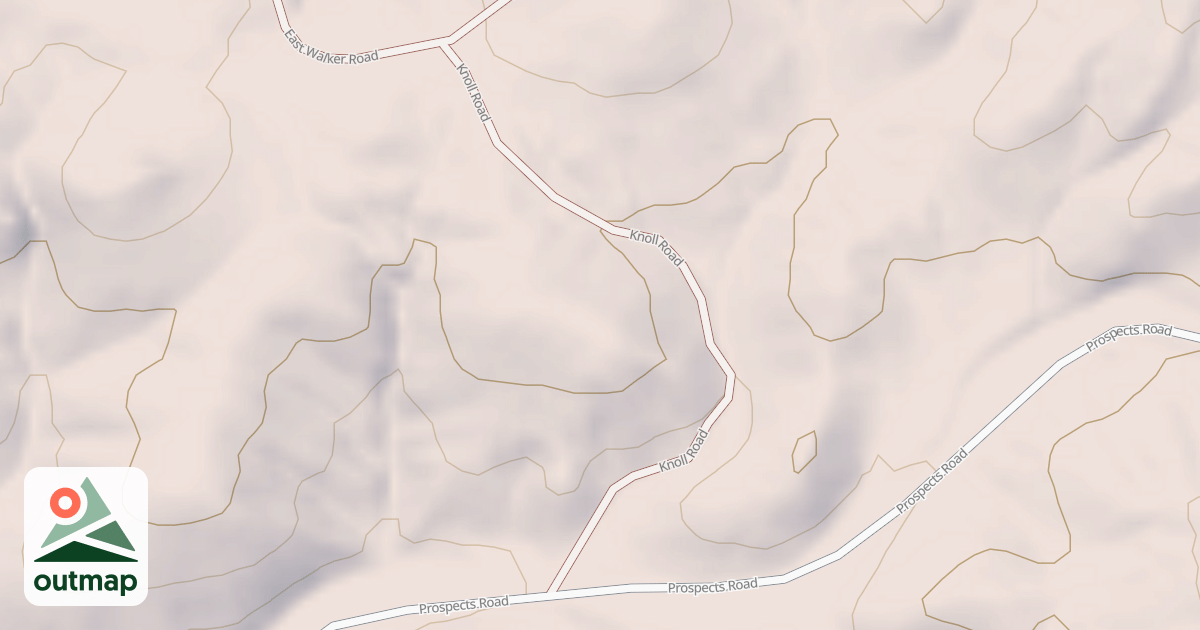 Map of KNOLL ROAD