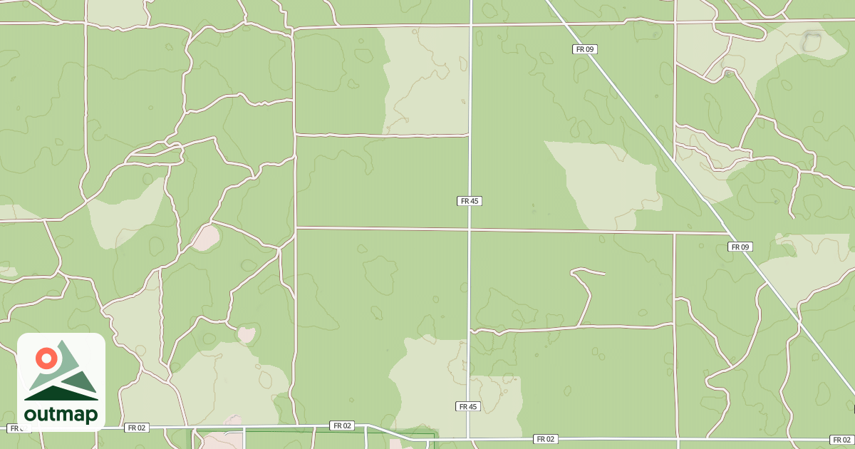 Map of USFS Motor Vehicle Use Map Roads {6900E731-109B-42FD-87F8-2AC90D0E909F}