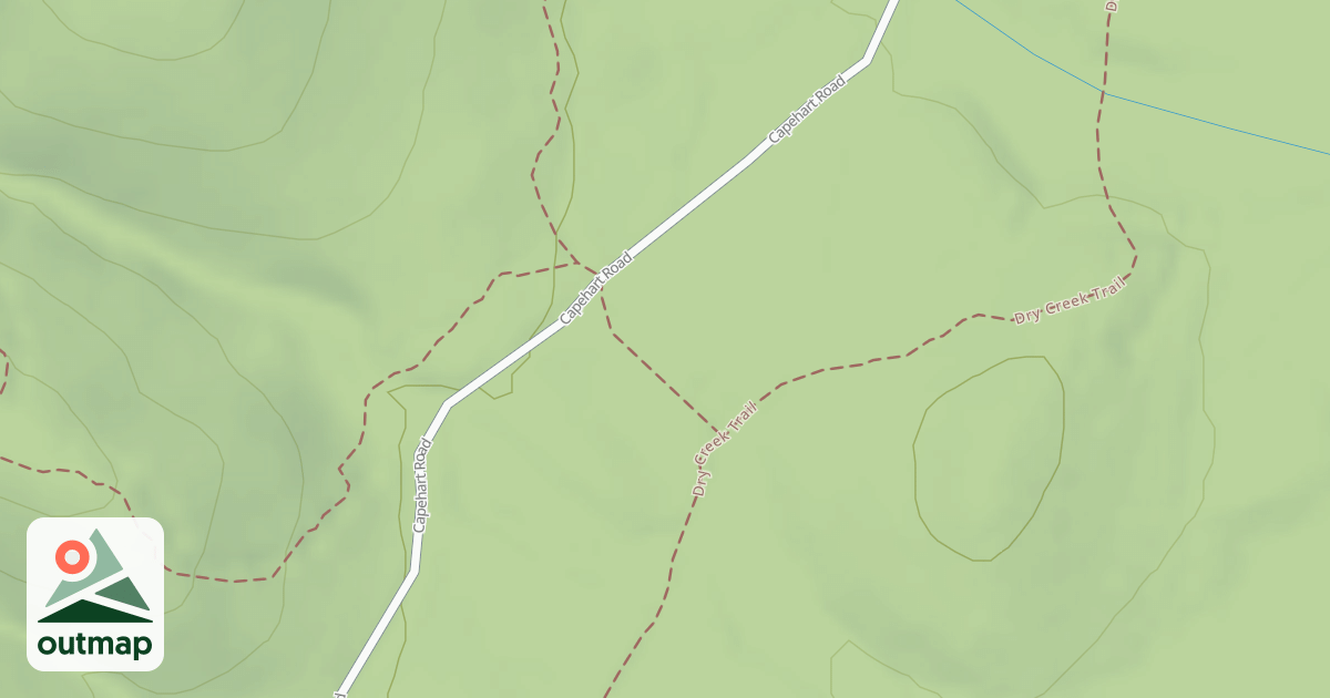 Map of Dry Creek Connector