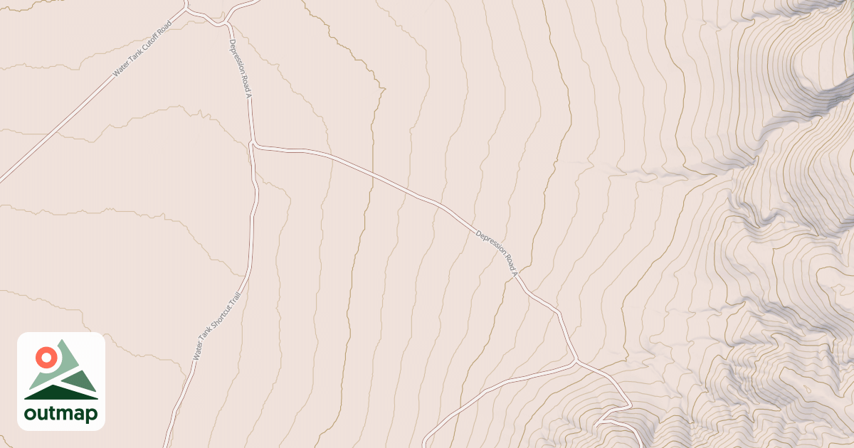 Map of DEPRESSION ROAD A