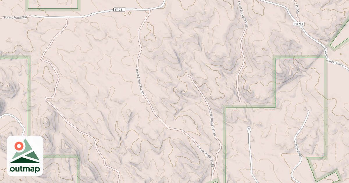 Map of BEBBINGTON LOOP 1B