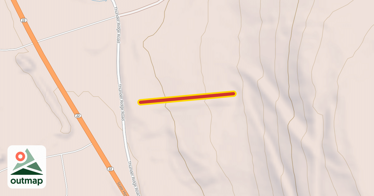 Map of Little Thunder Double