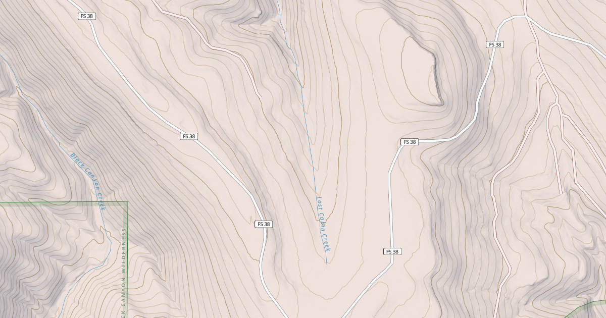 Map preview of USFS Motor Vehicle Use Map Roads {D5DD328C-5A98-47BC-BCED-3CB05A6B6FF8}