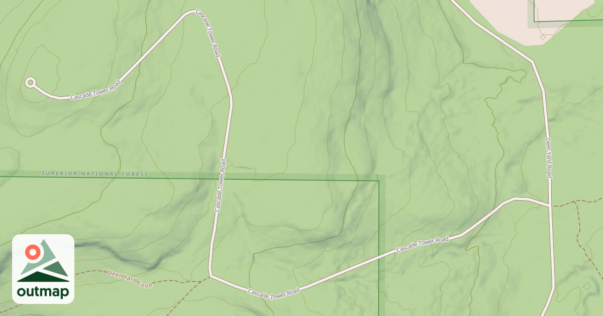 Map of CASCADE TOWER ROAD