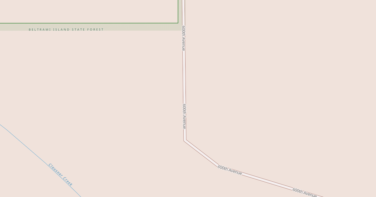 Map preview of Warroad/Roseau Trails