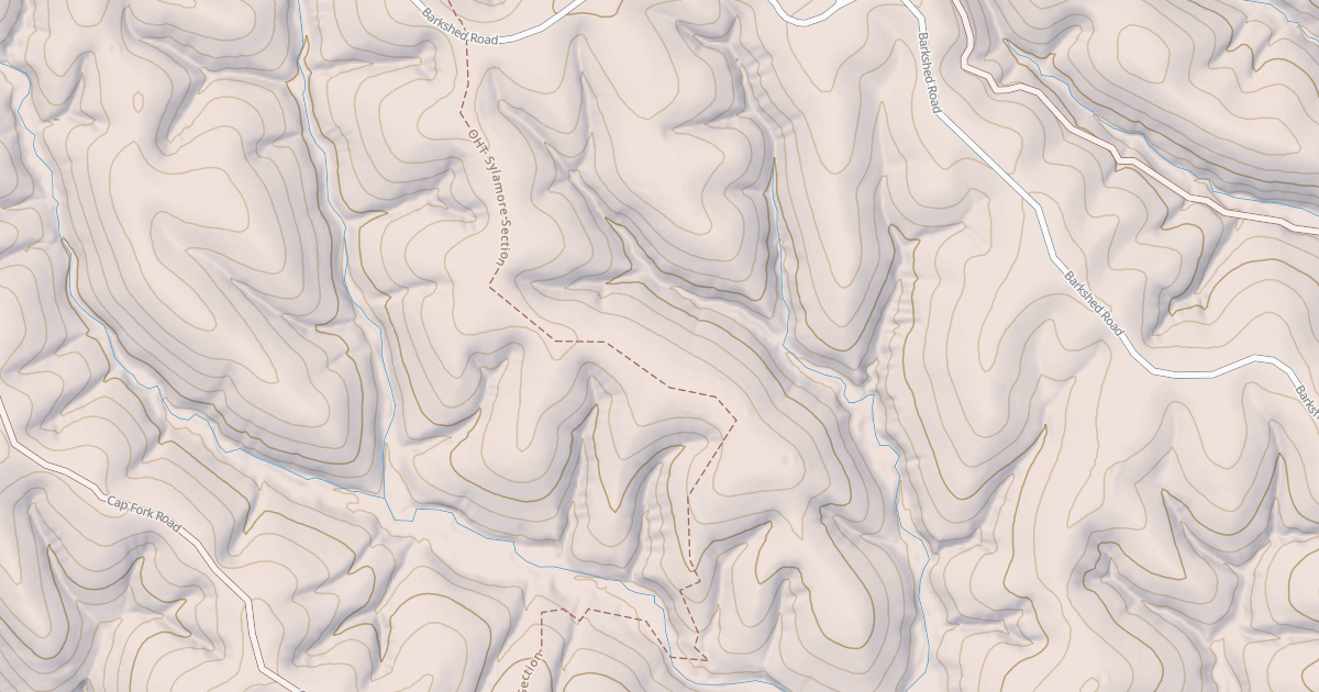 Map preview of USFS National Forest System Roads {AEA63898-CA16-4C3F-8278-FE39C60DA13B}