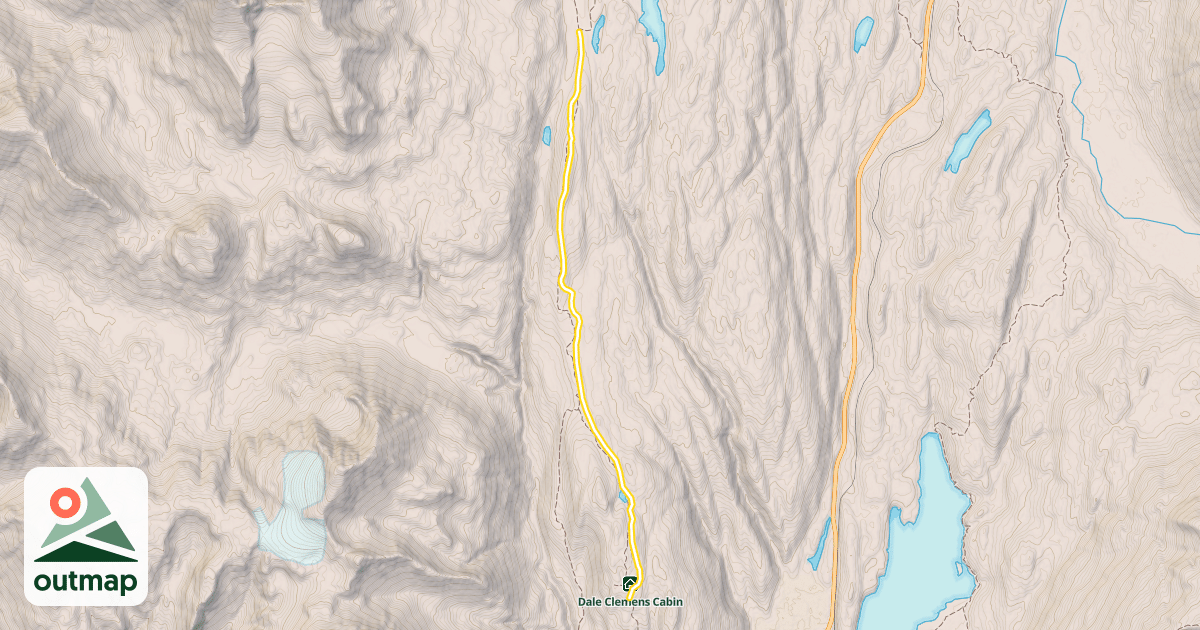 Map of Lost Lake Winter Trail
