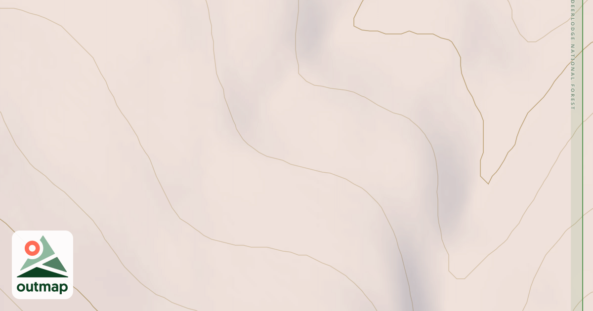 Map of CREVICE BOUNDARY