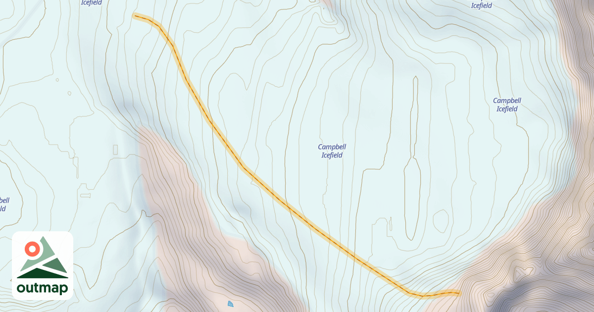 Map of Barnard Shoulder