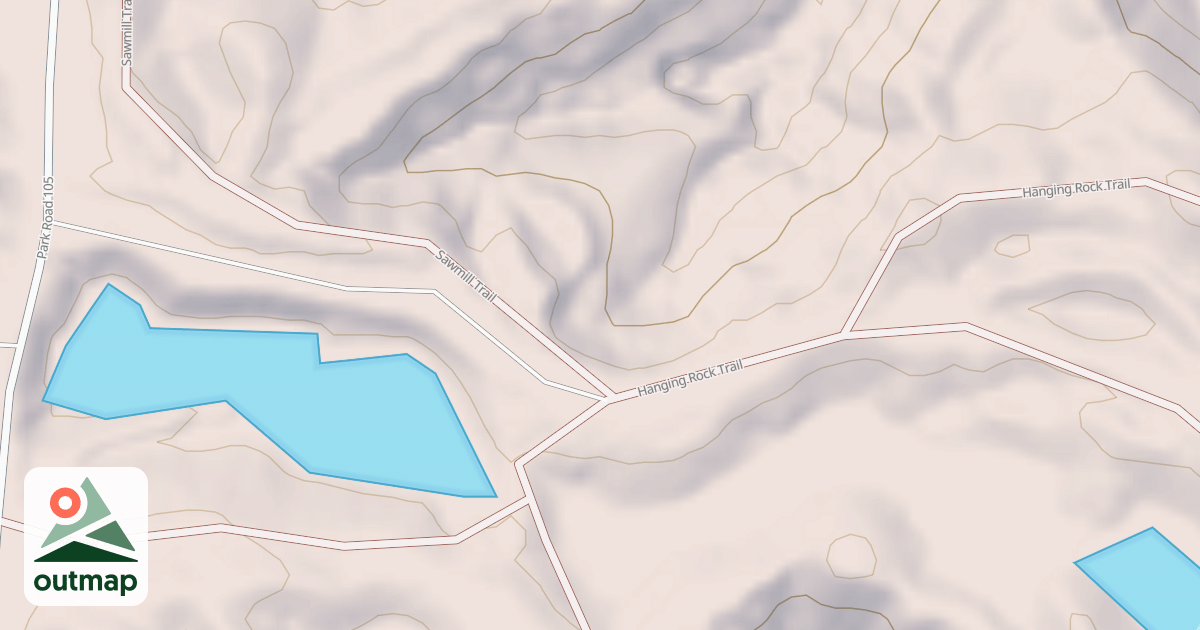 Map of IR HANGING ROCK SPUR C