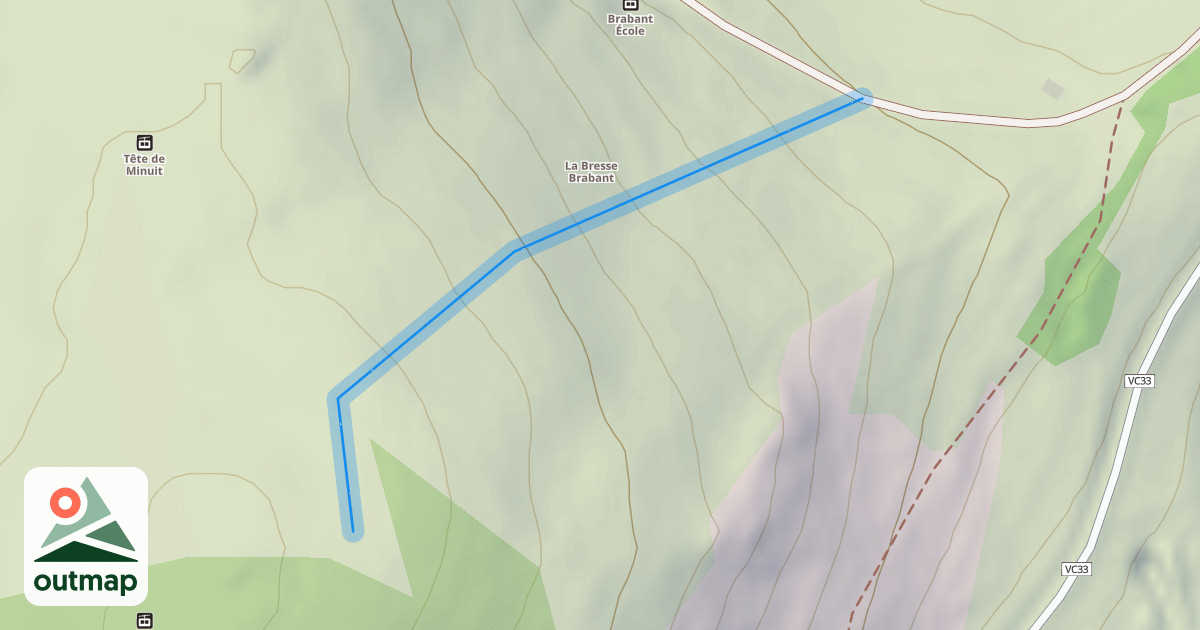 Map of Les Trembles