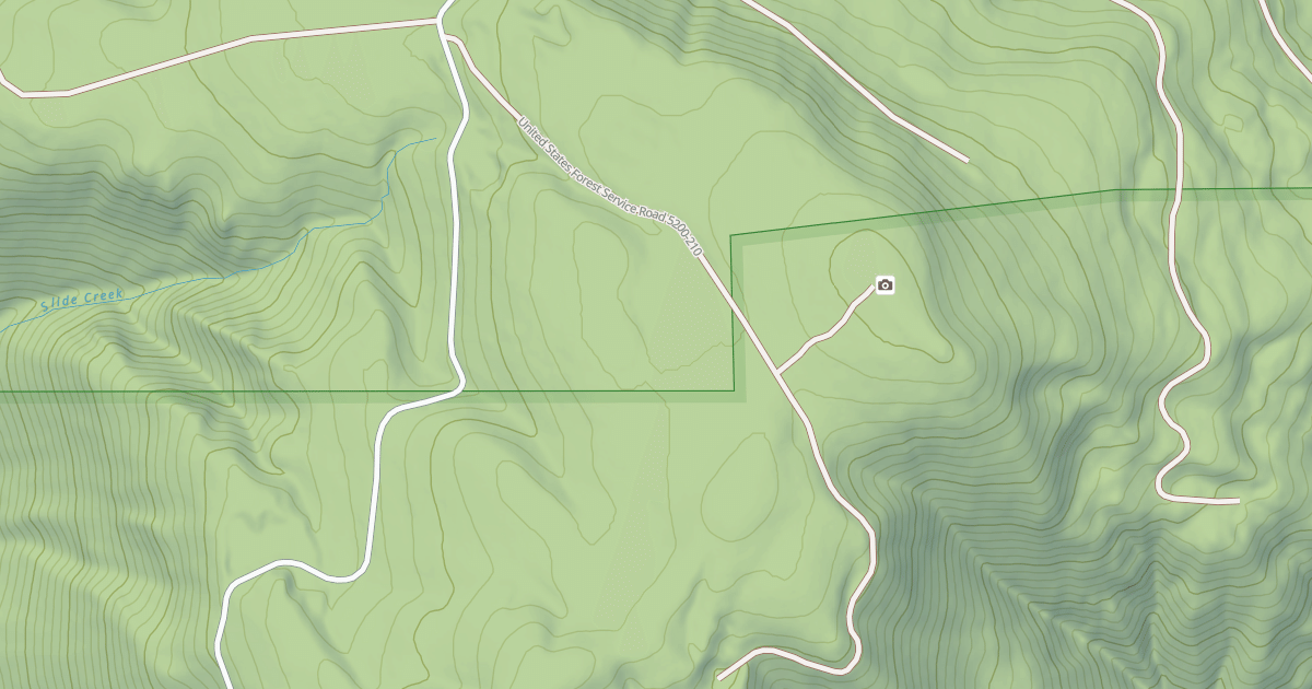 Map preview of USFS National Forest System Roads {CA2DF71C-81BB-44A0-A644-A199E31A86AA}