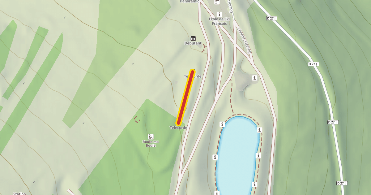 Map preview of Télécorde
