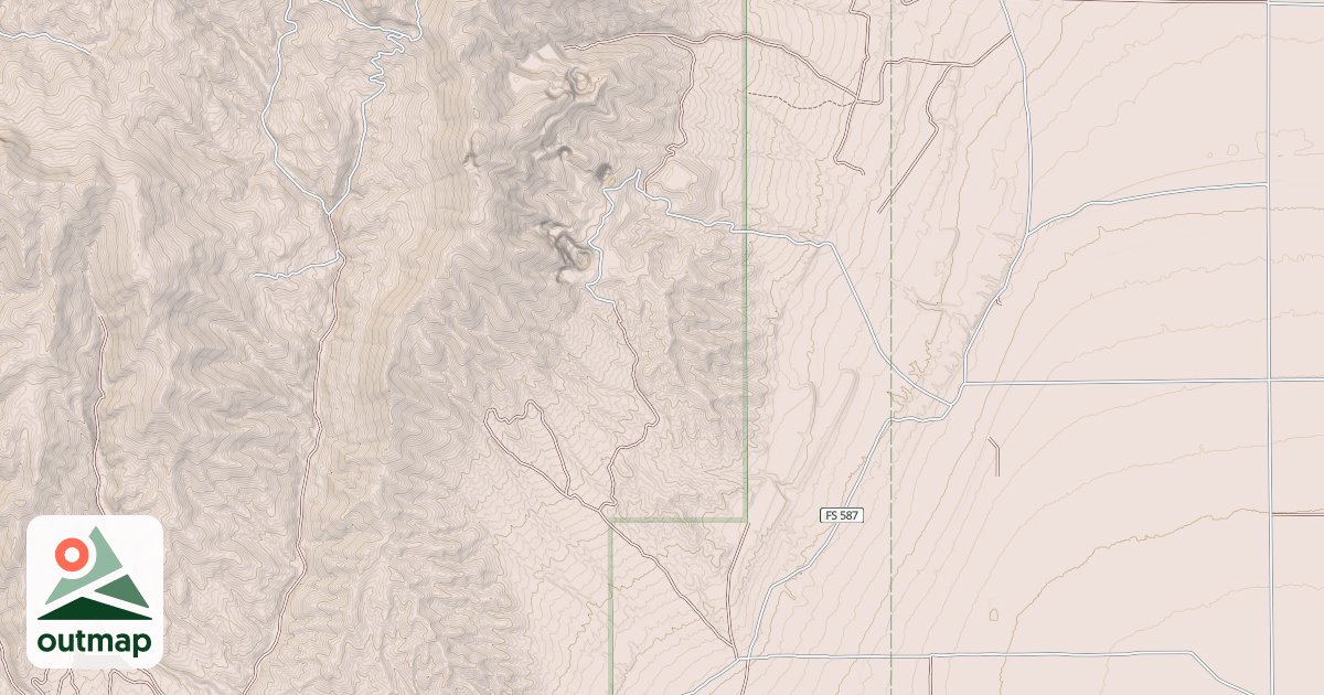 Map of BURNT BASIN