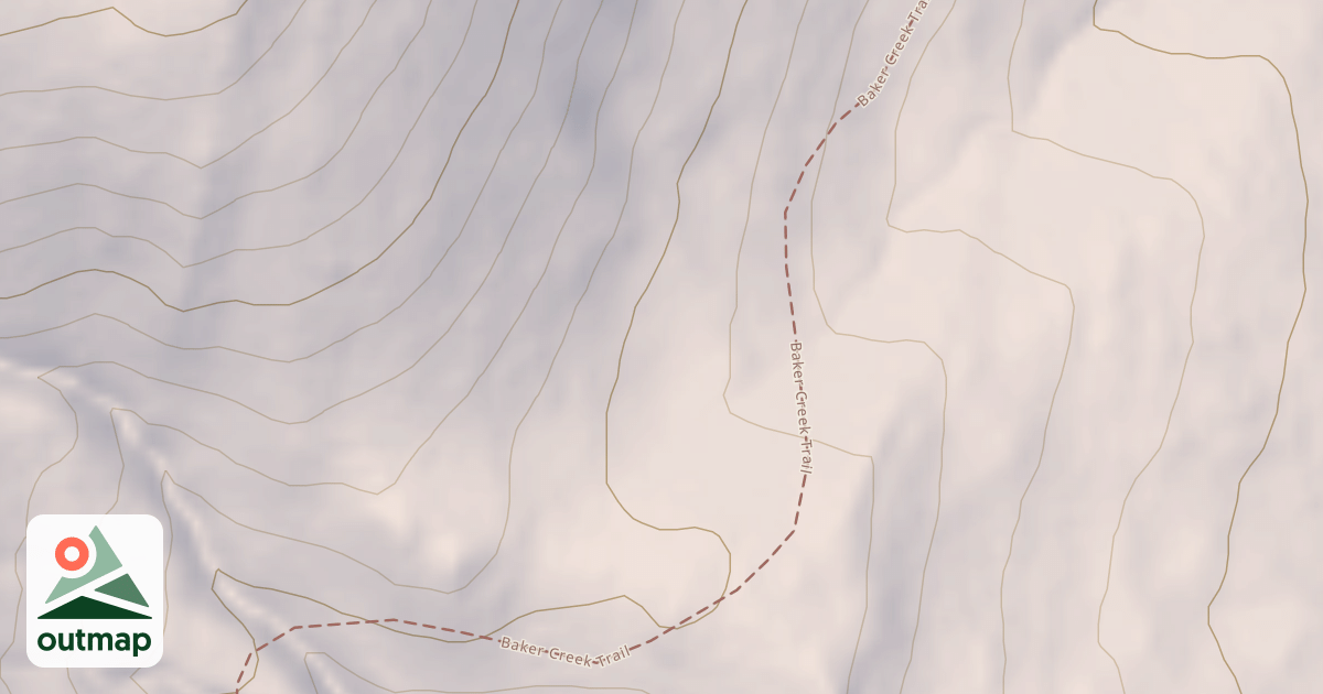 Map of Baker Creek