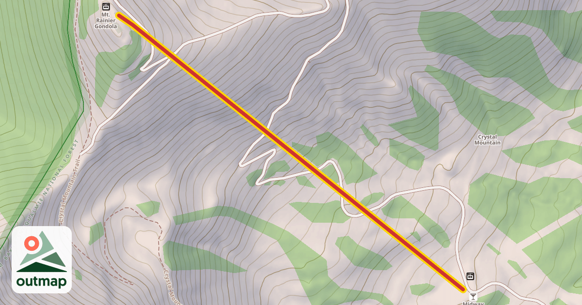 Map of Rainier Express