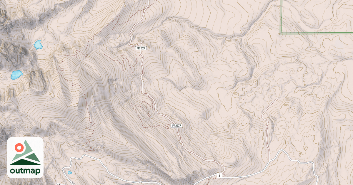 Map of Carrol Creek