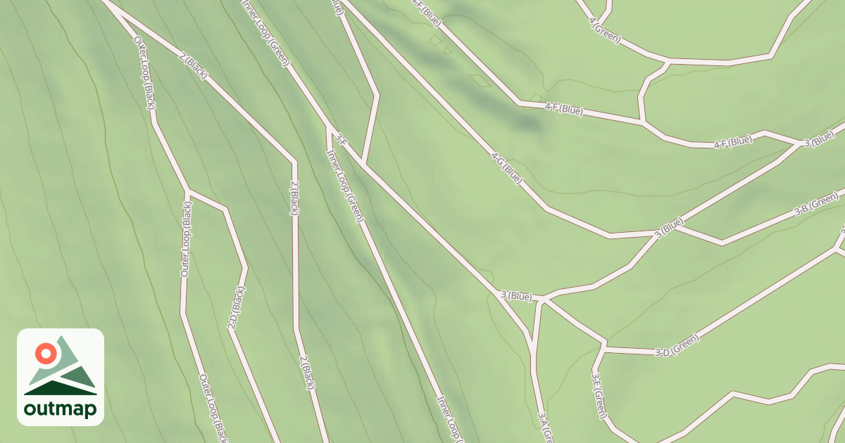 Map of Rock Run ATV Trails