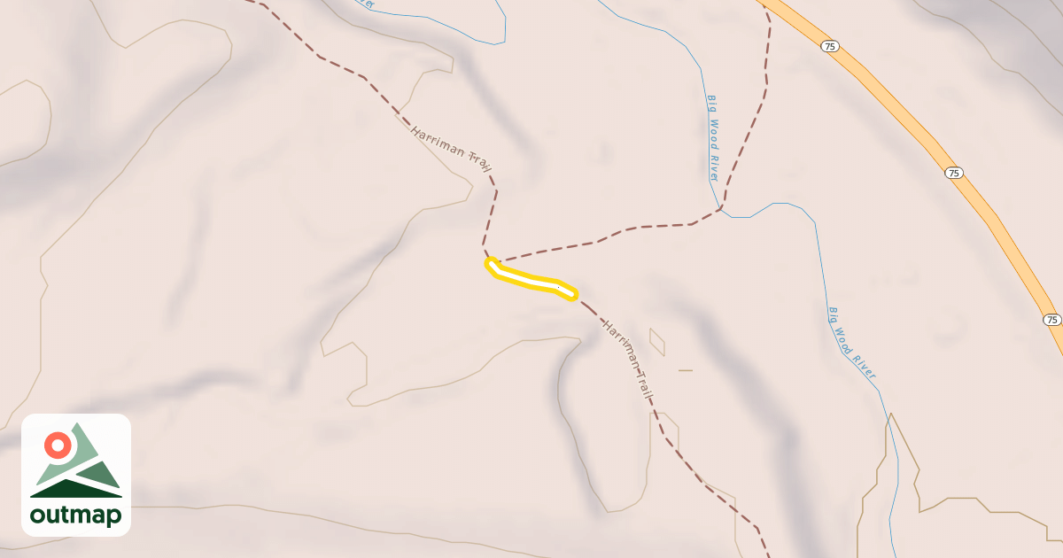 Map of Harriman Trail