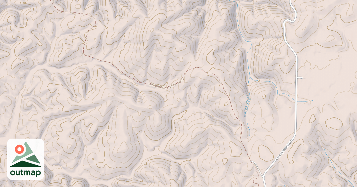 Map of HILL TOP