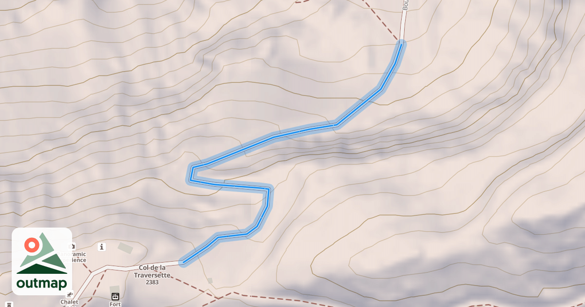 Map of Bouquetin