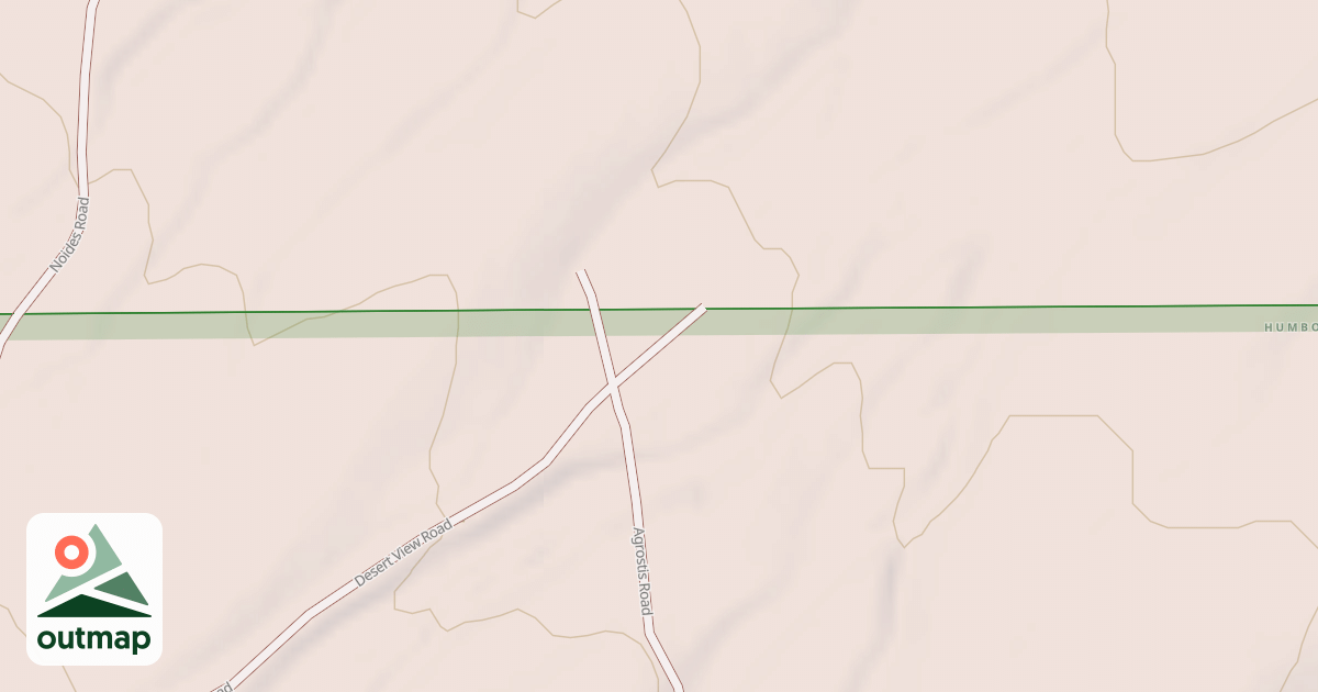 Map of DESERT VIEW ROAD