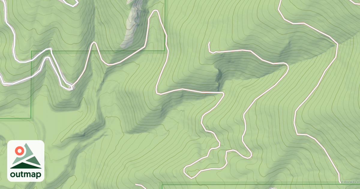 Map of LOWER SADDLE MTN