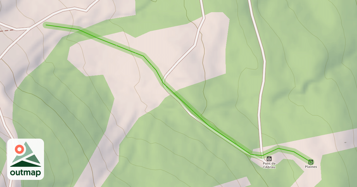 Map of Chemin de plaines