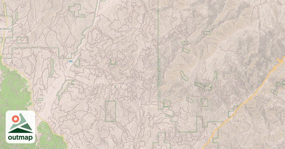 Map of ELK RIDGE