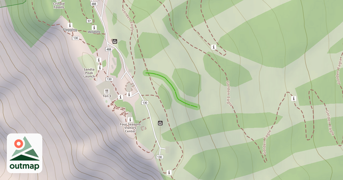 Map of Upper Upper Ramp
