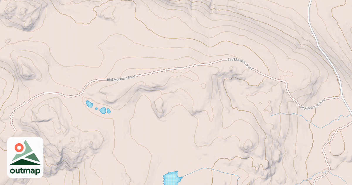 Map of BIRD MTN RD