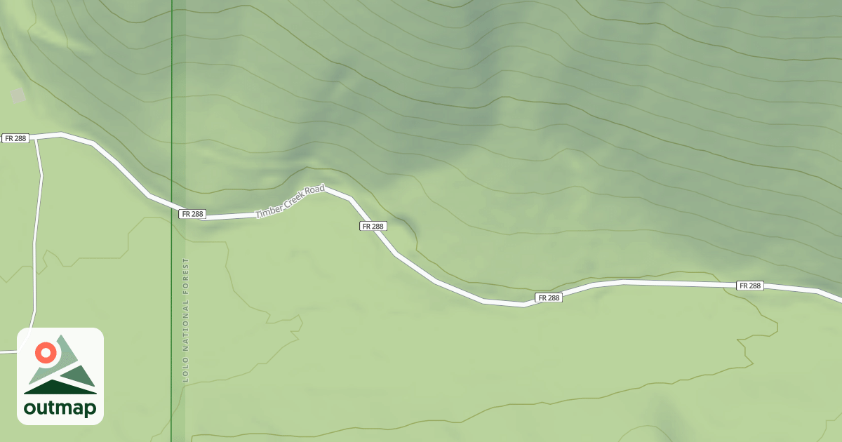 Map of PACKER CREEK