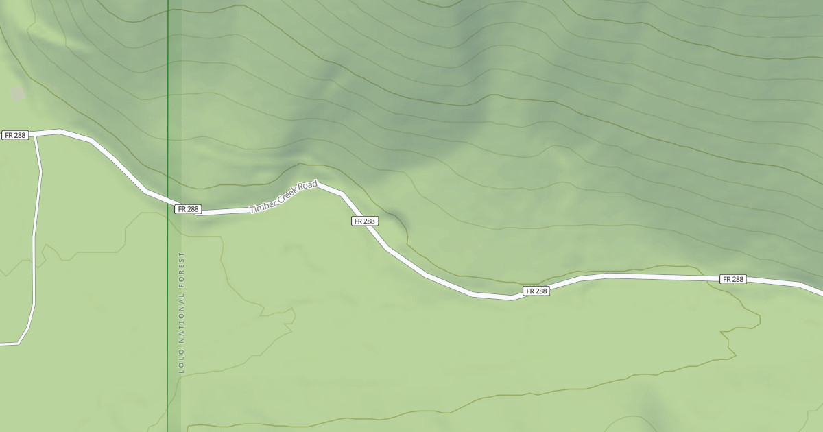 Map preview of PACKER CREEK