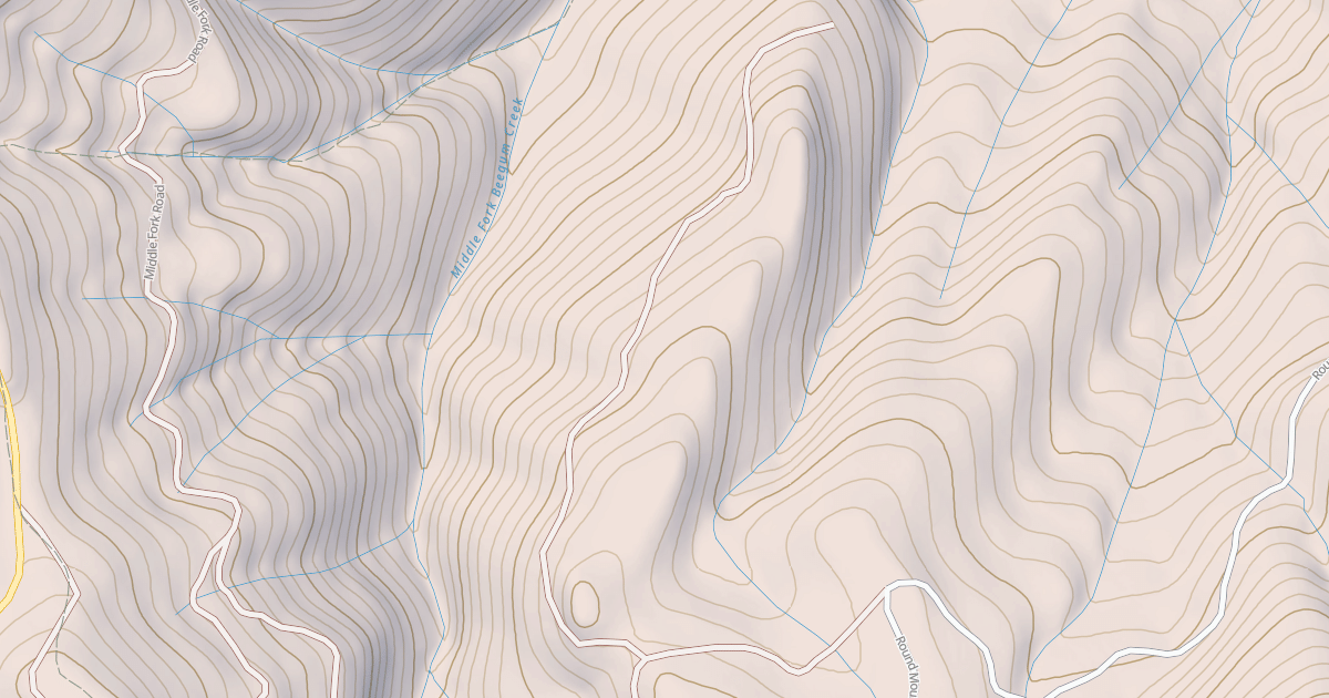 Map preview of MIDDLE FORK