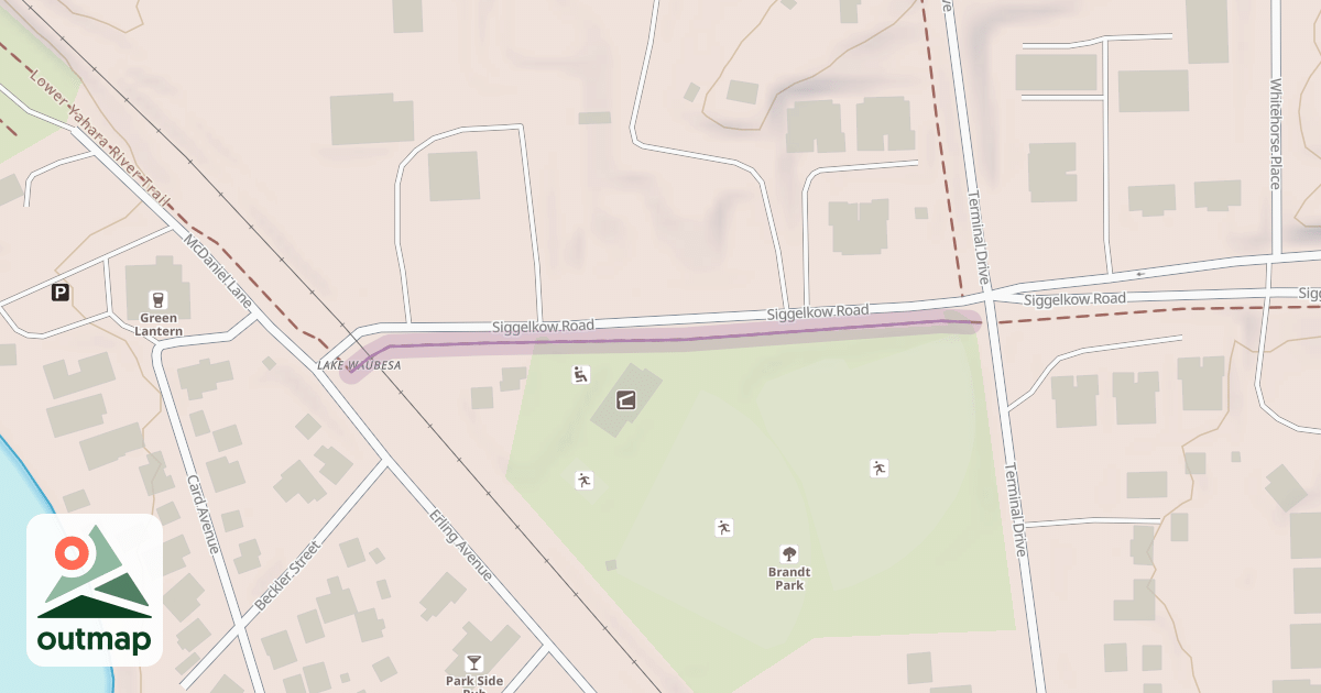 Map of Lower Yahara River Trail