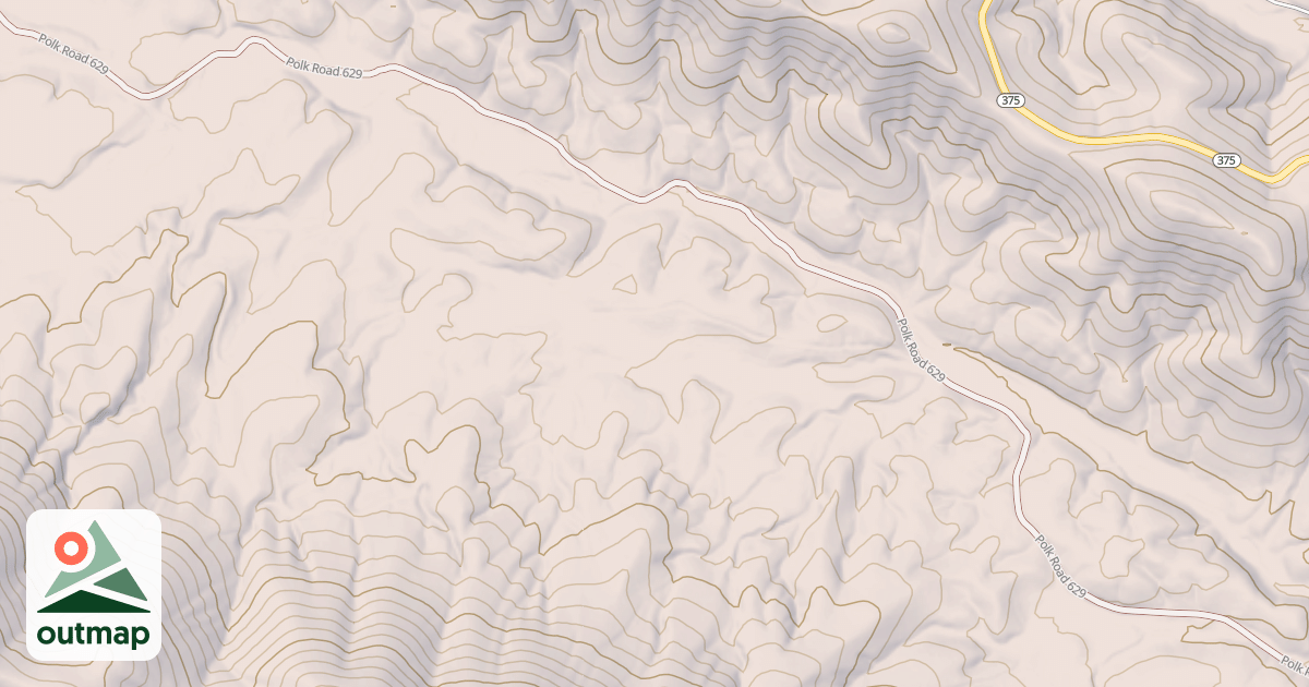 Map of TWO MILE BRUSHY