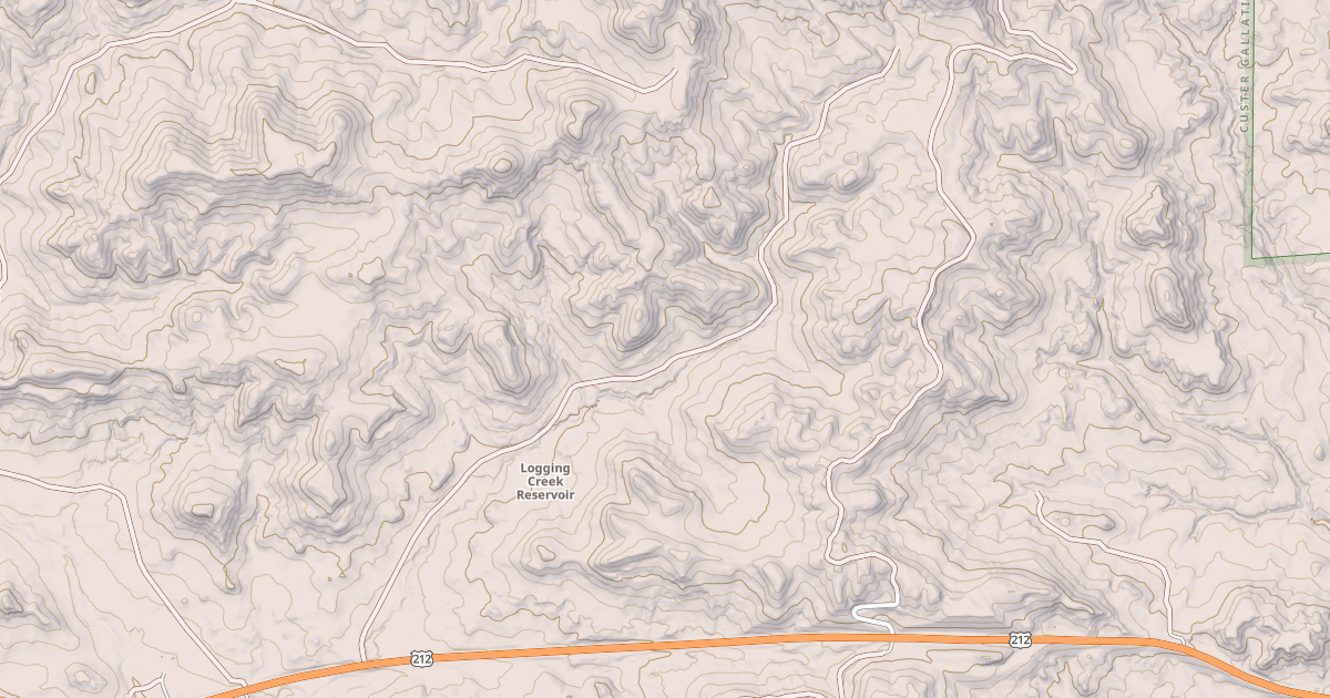 Map preview of LOGGING CREEK
