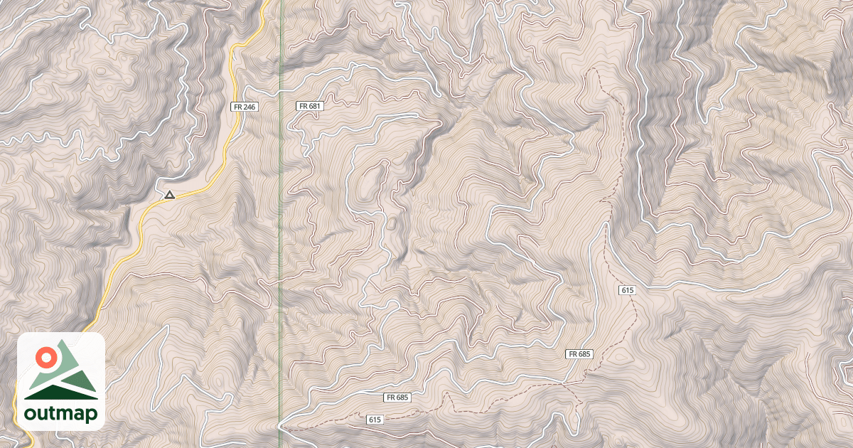 Map of LEN CREEK