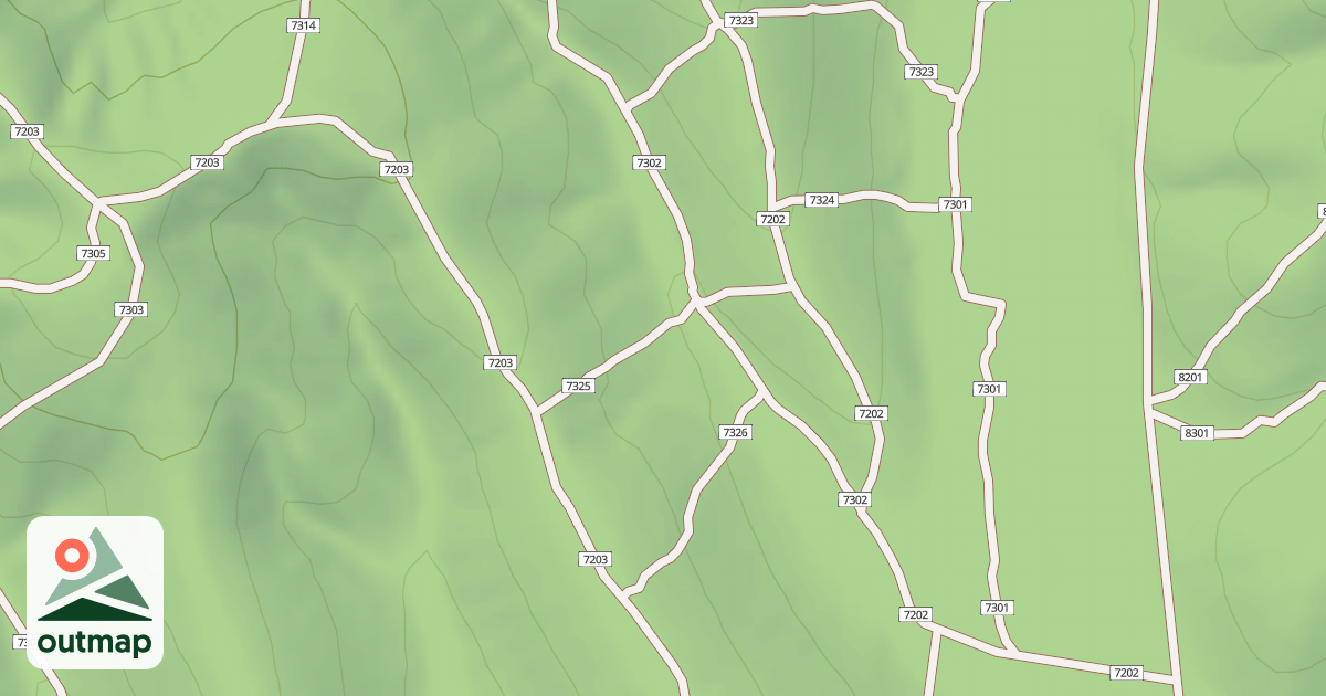 Map of USFS Motor Vehicle Use Map Trails 19851
