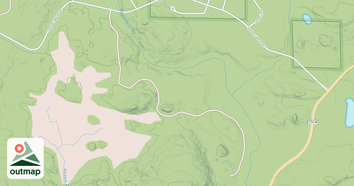 Map of EAST SUNRISE ROAD