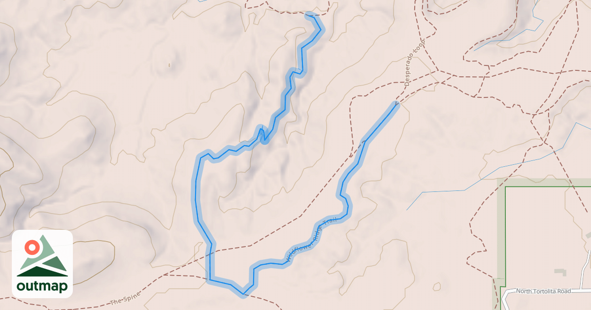 Map of Wildflower Ridge Trail