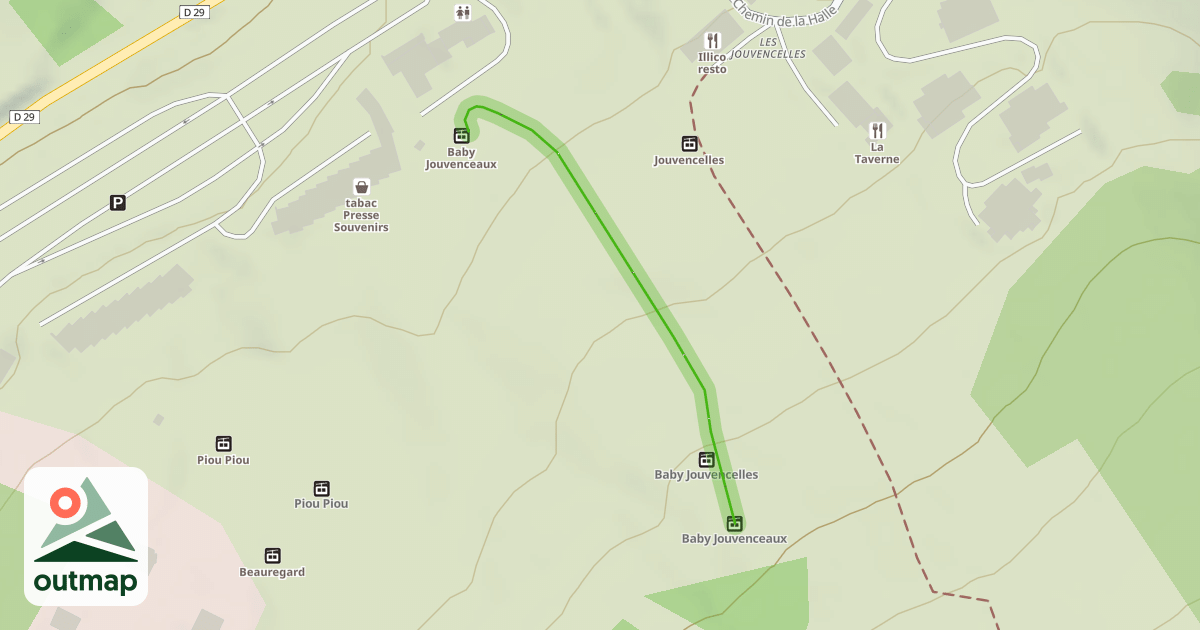 Map of Baby Jouvencelles