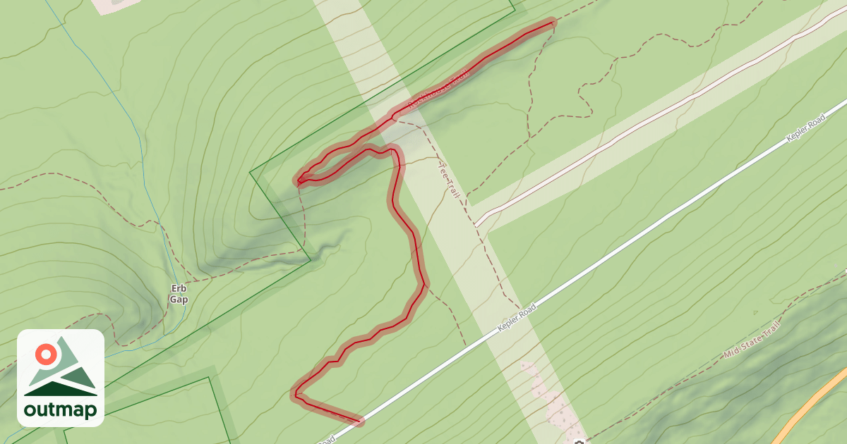 Map of Rockhouse Trail