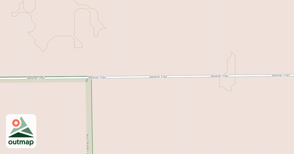 Map of Warroad/Roseau Trails