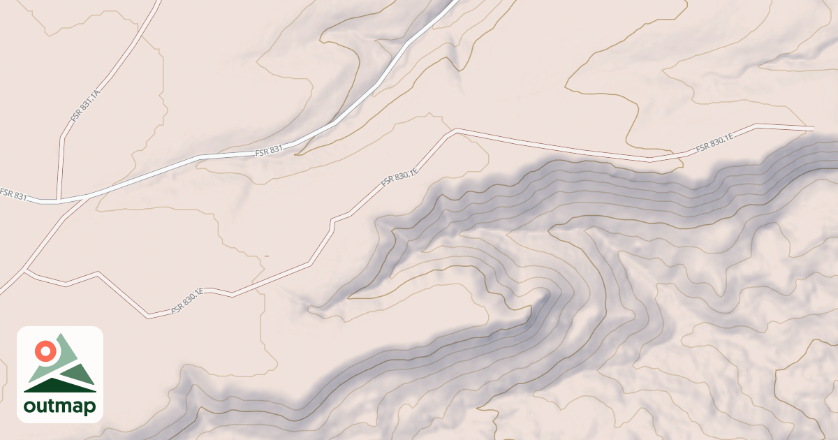 Map of BEARLODGE BR 1E