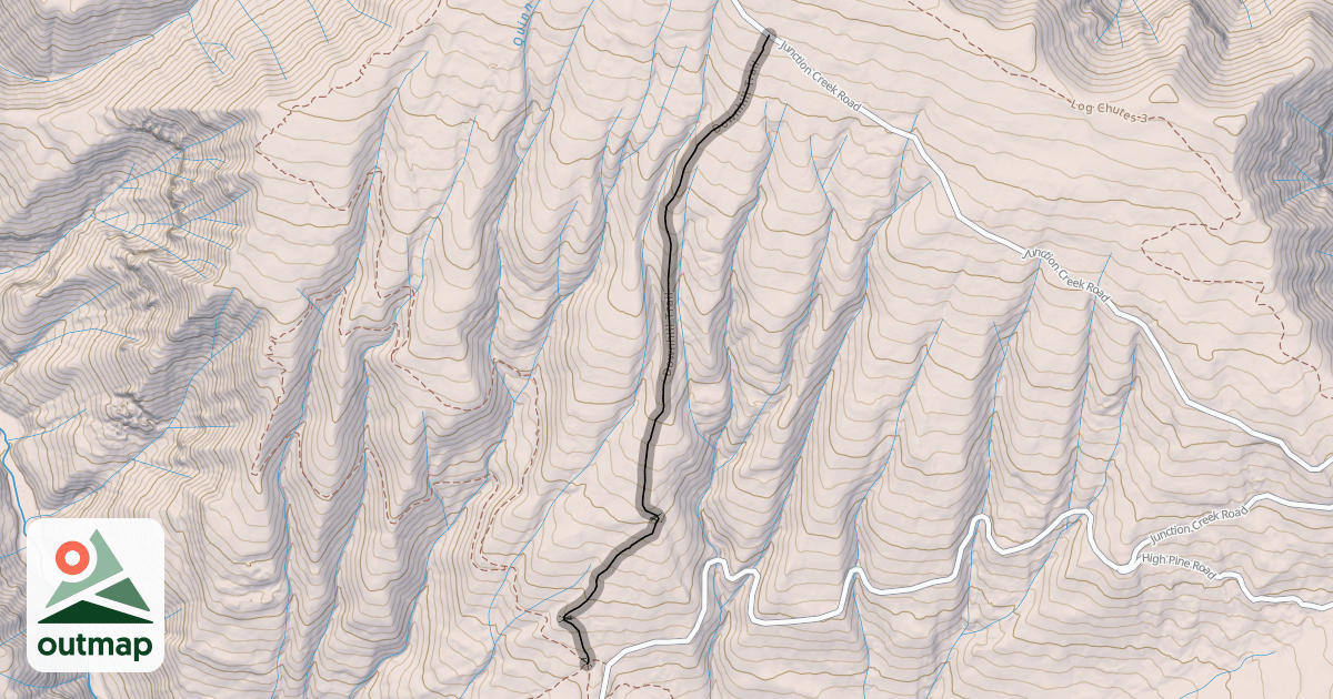 Map of Downhill Trail