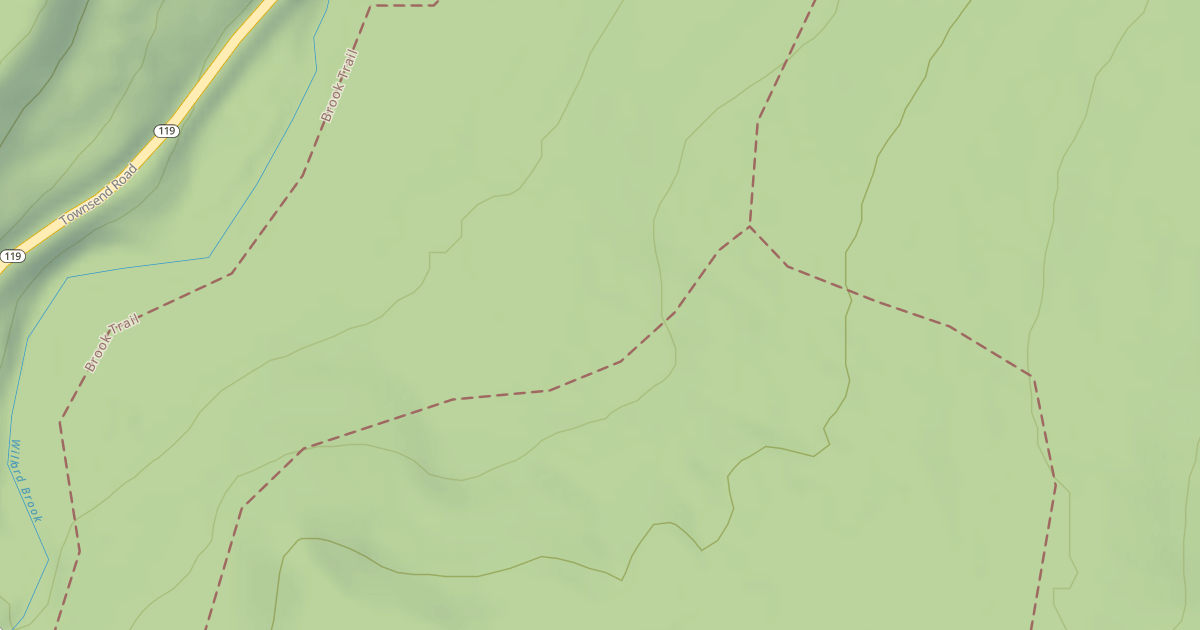 Map preview of Friends Loop Trail (Orange)