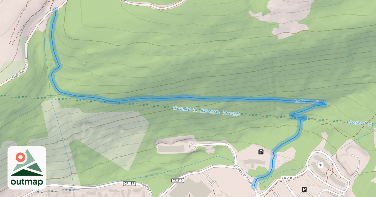 Map of Incline Trail