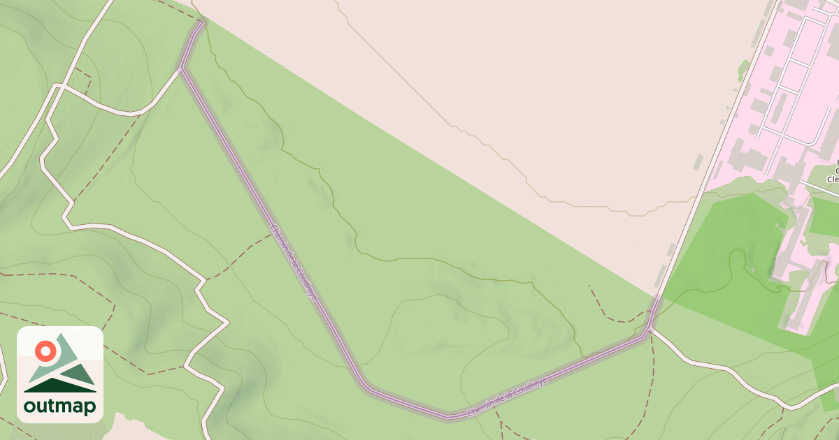 Map of Chemin de la Coudraye