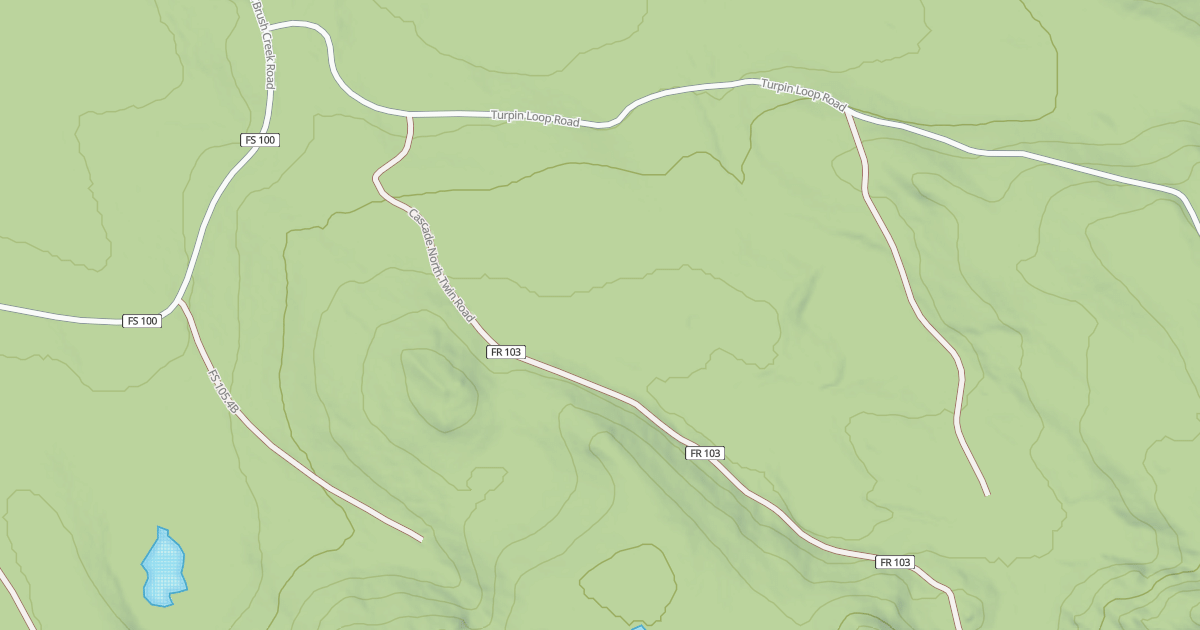 Map preview of CASCADE NORTH TWIN